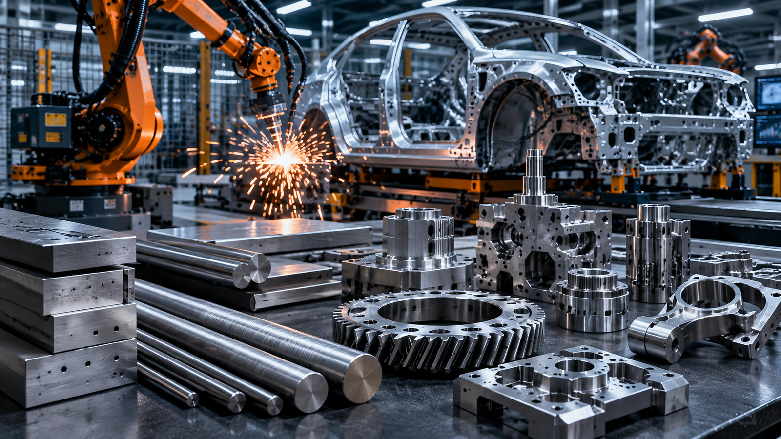 Operación industrial y manufactura metalmecánica